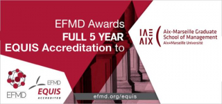 IAE Aix-Marseille : RE-ACCREDITATION EQUIS 5 ans !