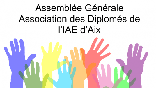 Invitation à l'AG Ordinaire de l'IAE Aix Alumni
