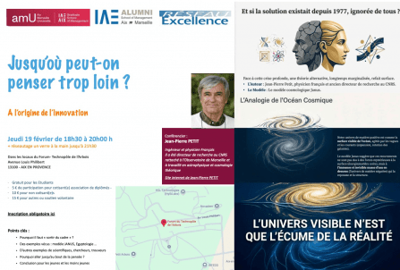 Conférence Alumni  -  Jusqu'où peut-on penser trop loin ?